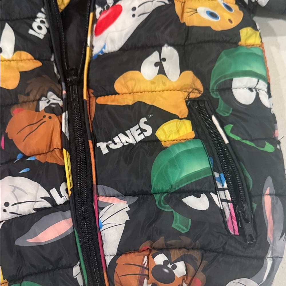 Members Only Multicolor Cartoon Puffer Jacket - Picture 4 of 8